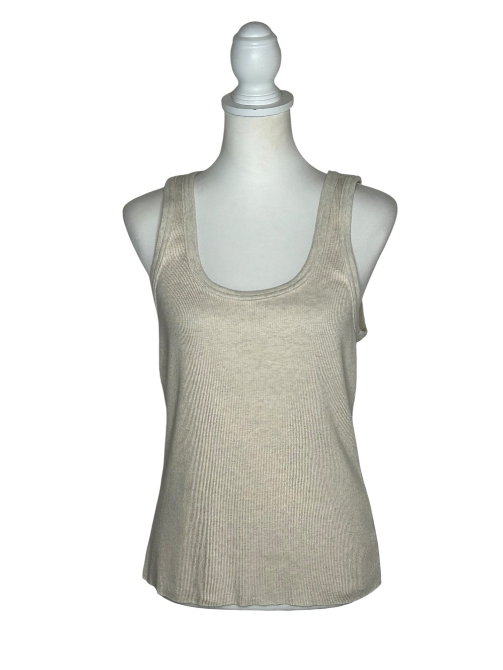 aerie Ribbed Scoop Neck Tank Heathered Oatmeal EUC Sz L
Granola Girl Athleisure